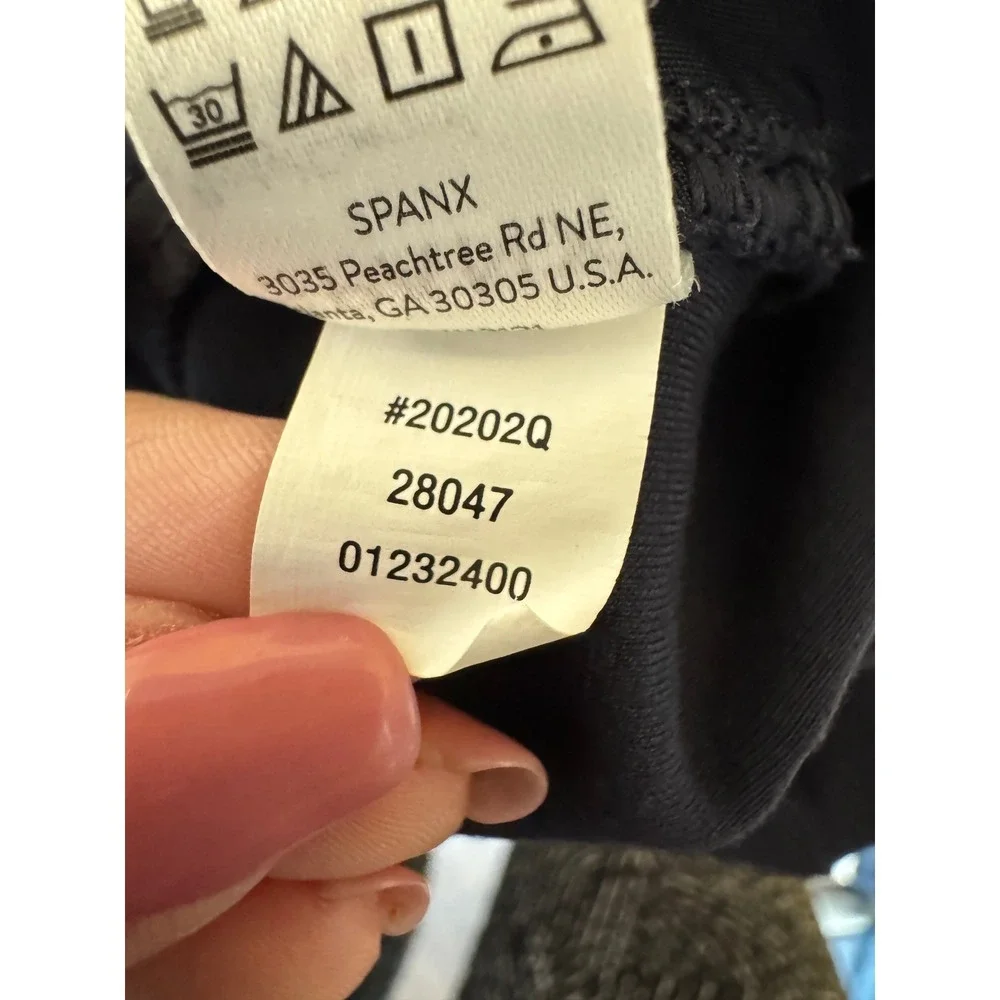 Spanx The Perfect Pant Ankle 4-Pocket High Waisted Leggings Navy S Small 20202Q‎